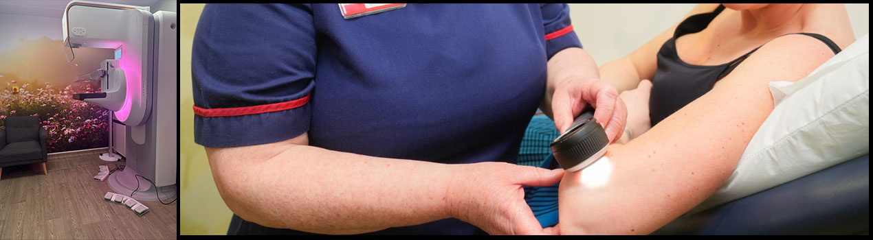 Servizio di diagnosi precoce del tumore della pelle e mammografo a bordo del Big Bus di Action Cancer