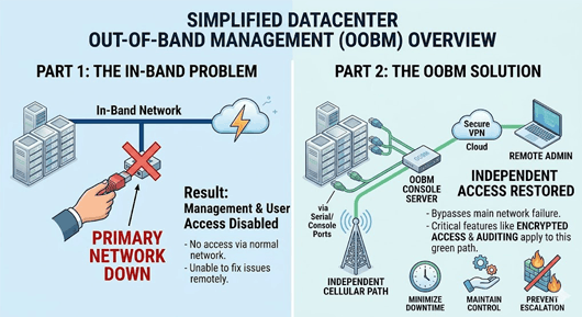 Panoramica sulla gestione fuori banda (OOBM) dei data center