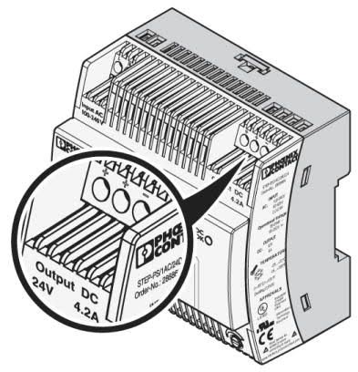 STEP-PS/1AC/24DC/4.2 Diagramma schematico di output