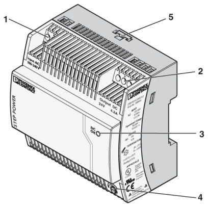 STEP-PS/1AC/24DC/4.2 Structure Drawing