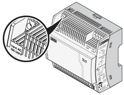 STEP-PS/1AC/24DC/4.2 Input Schematic diagram