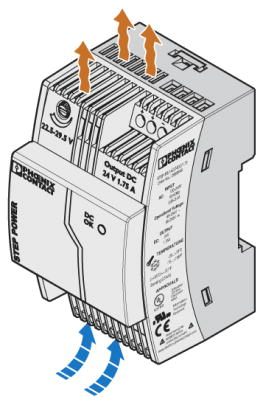 STEP-PS/1AC/24DC/1.75 Installation drawing