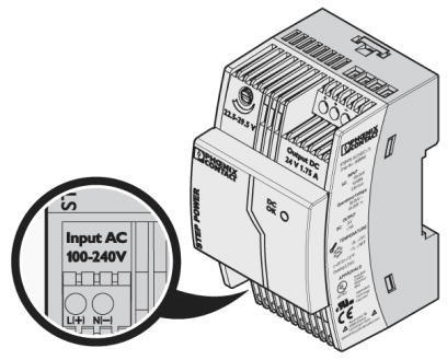 STEP-PS/1AC/24DC/1.75 Input Schematic diagram