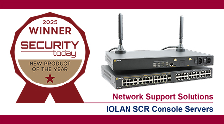 IOLAN SCR Console Server e Security Today, nuovo prodotto dell'anno 2025