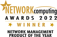 network management product of the year 2022 award logo