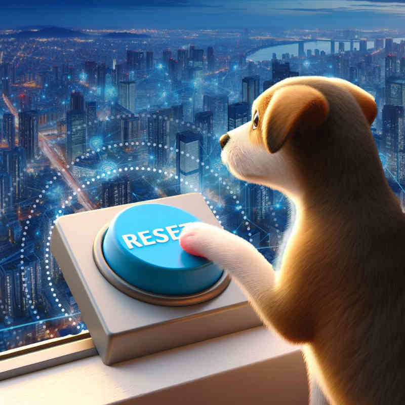 Il watchdog PoE preme il pulsante di reset.