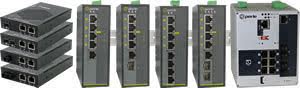 Switch Ethernet PoE per rail DIN