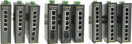 Switch Ethernet per rail DIN non gestiti