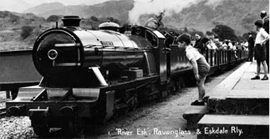 Locomotiva in miniatura del patrimonio di Ravenglass